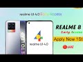 🔴LIVE Realme 8 (4g) Realme UI 4.0 Early Access From  | Realme 8 (4g) Android 13 From LiVE