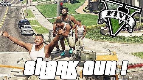 GTA V PC - Shark Gunnn... and Cutter-Tank ! (Funny Moments W/ Object Spooner)