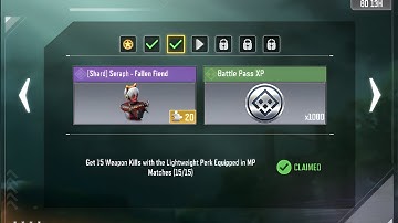 Get 15 Weapon Kills with the Lightweight Perk Equipped in MP Matches Task Completed