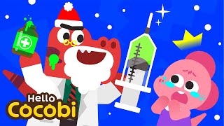 I am Doctor T-rex Santa!🦖🎅Chirstmas Song &amp; Nursery Rhymes | Doctor Checkup Song | Hello Cocobi