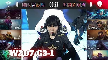 V5 vs TES - Game 1 | Week 2 Day 7 LPL Spring 2022 | Victory Five vs Top Esports G1