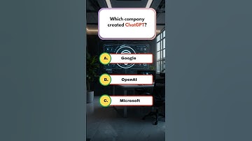 Which Company Made ChatGPT? 🤖 #AIQuiz #Shorts