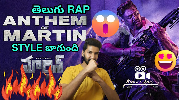 Anthem Of Martin Telugu | SingleTake Reaction | Dhruva Sarja, Vaibhavi S | AP Arjun | Mani Sharma