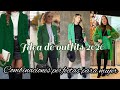 COMBINACIONES PERFECTAS PARA MUJER VERDE Y NEGRO Y IDEA DE OUTFITS PARA MUJER #moda #IDEASOUTFITS