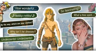 Wearing only UNDERWEAR around Hyrule! Zelda Tears of the Kingdom