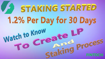 Complete Process to LP Pledge Stake | How to Stake in LP Pledge Fintoch | Stake 30 Days for 1.2%