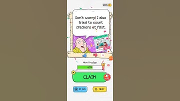 Braindom level 198 - solve hens question & solution explained