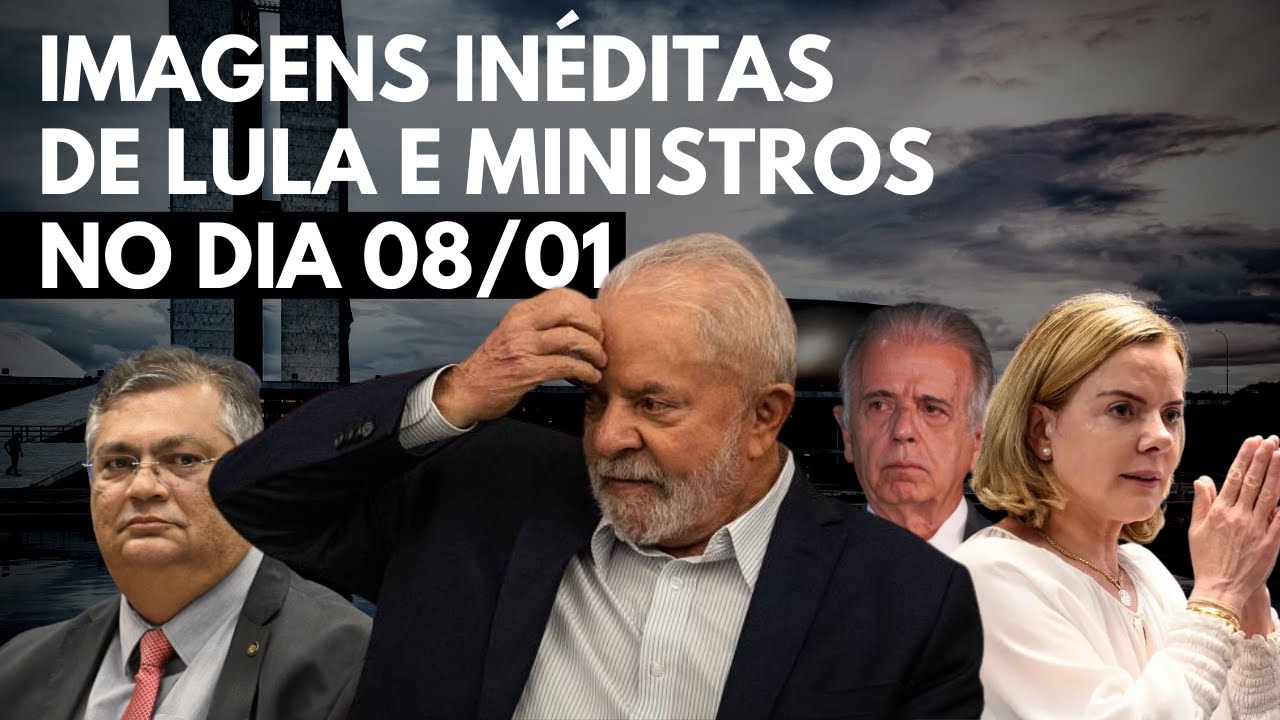 IMAGENS INÉDITAS: Lula, ministros e integrantes do PT no dia 08/01