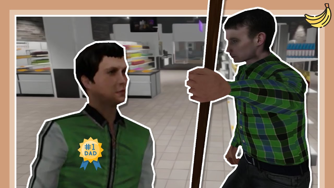 Supermarket Together - Broomstick Battle and Hiring Vex's Dad