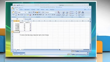 Microsoft® PowerPoint 2007: Insert chart into presentation on Windows® Vista?