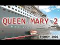 Queen Mary 2 in Sydney (4 March 2026) - General Footage, Lifeboats Launched, Sail By