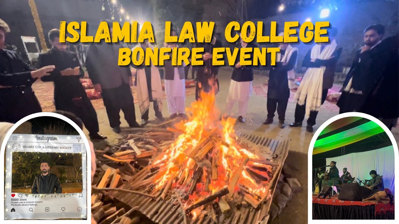 Islamia Law College Peshawar Bonfire Event 2026 - Arians Band 🤩