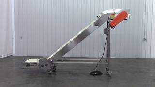 Simtrack 10 Wide Cleated Incline Conveyor