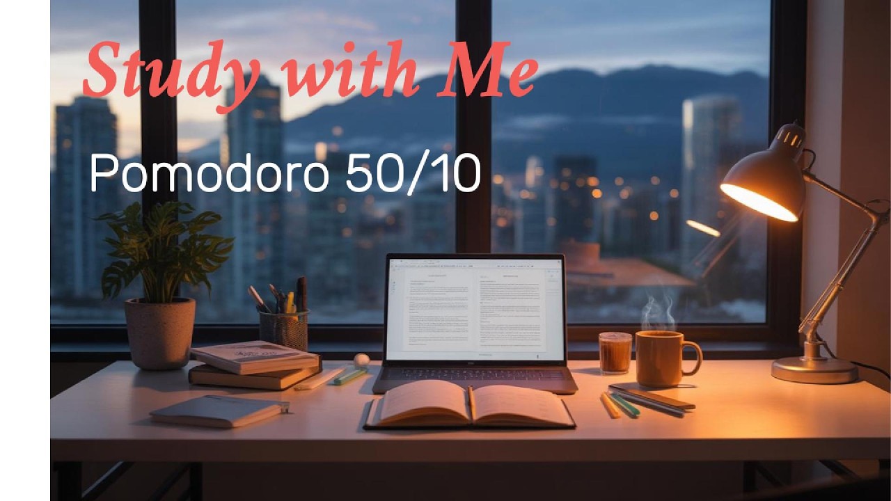 Pomodoro Study With Me | 2 Hours | 50/10 | No Talking | Deep Focus ...