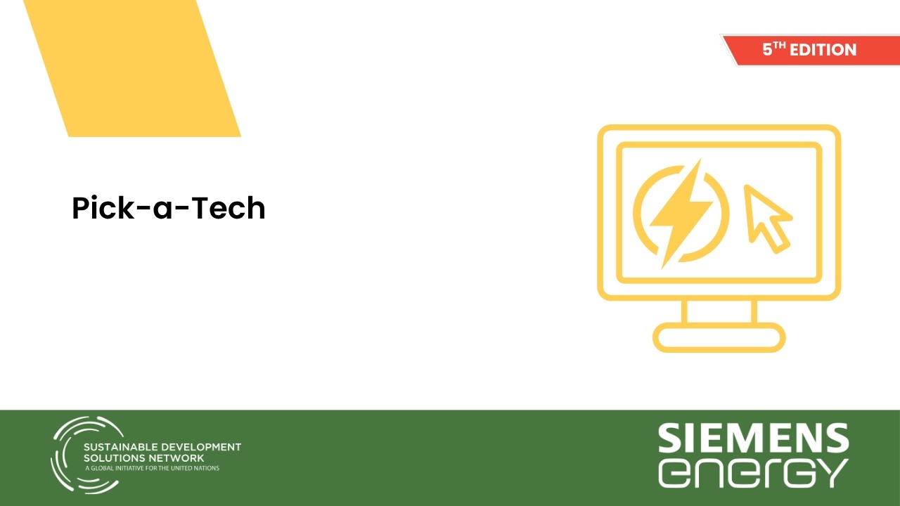 Thumbnail for Pick-a-Tech | Universities for Goal 13