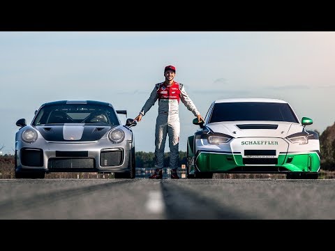 1200PS S4eP vs. Porsche GT2 RS | Drag Race! | Daniel Abt