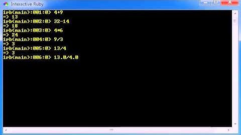 Ruby Programming Tutorial   3   Math and Variables   YouTube