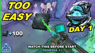HOW TO FARM ELEMENT in LUNAR CAVE | Genesis 1 #ark