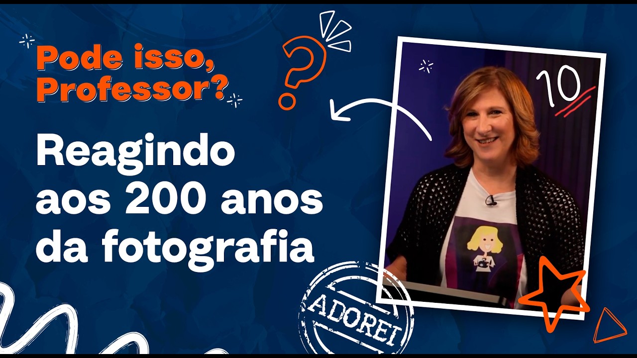 Professora de fotografia reage aos 200 anos da fotografia | Pode Isso, Professor?