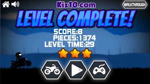 Super Stickman Biker - Game Walkthrough  Kiz10.com