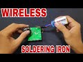 WIRELESS SOLDERING IRON /HOW TO MAKE SOLDERING IRON /SOLDERING IRON USING PENCIL