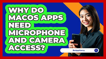 Why Do macOS Apps Need Microphone And Camera Access? - Be App Savvy