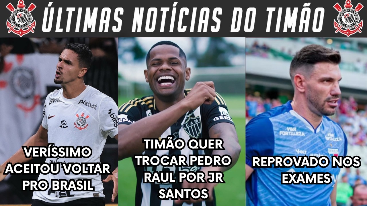 JUNIOR SANTOS POR PEDRO RAUL? VERÍSSIMO ACEITOU VOLTAR! JOÃO RICARDO FOI REPROVADO! DANTAS NA MIRA+