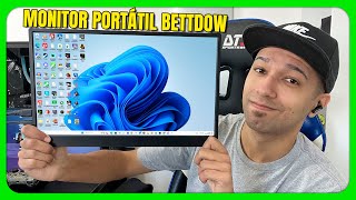 Novo Monitor Portátil 15.6" Bettdow - Review Completa - Testei no PC, PS3, PS5 e Switch
