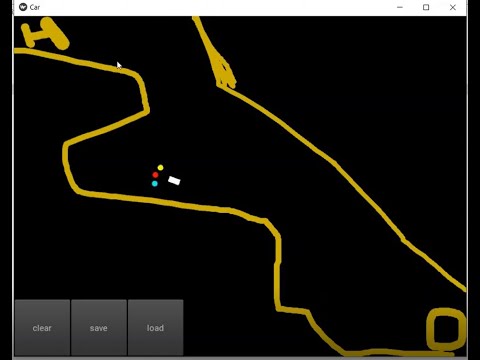 Self driving car implementation using Python and AI