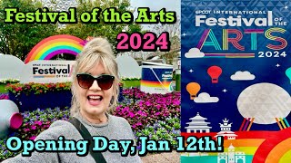 EPCOT FESTIVAL OF THE ARTS 2024 - OPENING DAY! 🎨