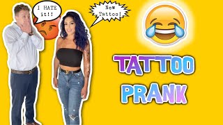 FAKE Tattoo PRANK on my Husband!*HE’S FURIOUS*