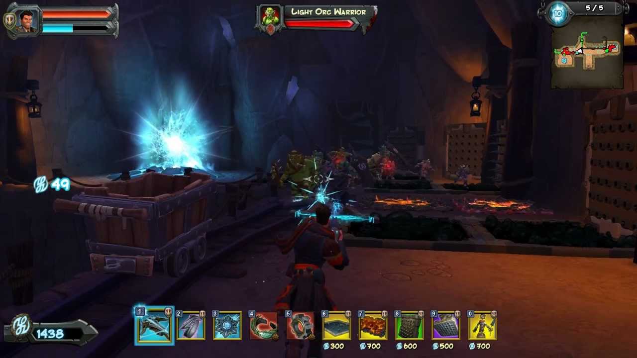 Orcs Must Die! 2 - #3 Chasm - 5 Skulls Nightmare - Warmage - YouTube