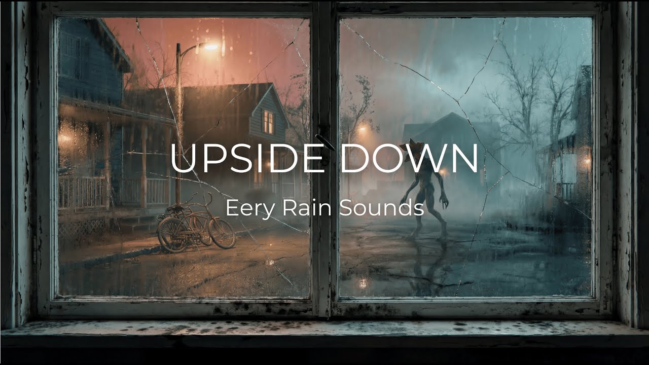 80s Eerie Rain sounds| Stranger Things–Style Ambience | Upside Down–Inspired 4K Eerie Rain 4K