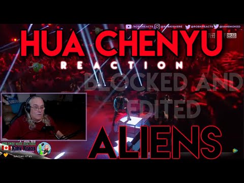 Hua Chenyu Reaction Blocked and edited- Aliens with Explosive High Notes Chinese Rap - Requested