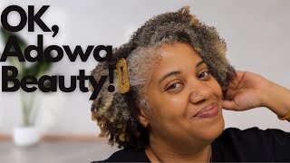 Adowa Curl Defining Gel Wash and Go | I&#39;m Glad I Tried This! | Using Up The Stash!