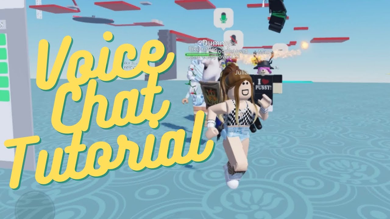 Roblox voice chat TUTORIAL 