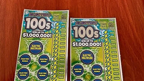 New $10 Electric 100s - Michigan Lottery - 6/7/25