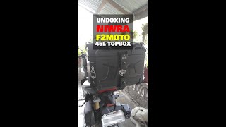 UNBOXING NIWRA F2MOTO 45L PLASTIC TOPBOX
