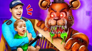 Five Nights At Freddy&#39;s! Extreme Hide and Seek with FNaF! My Stepdad - Freddy!