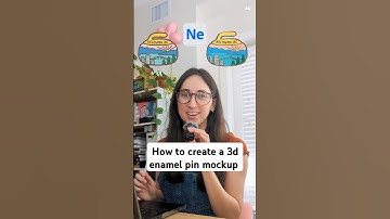 How to create a 3d enamel pin mockup in #projectneo 🥌✨