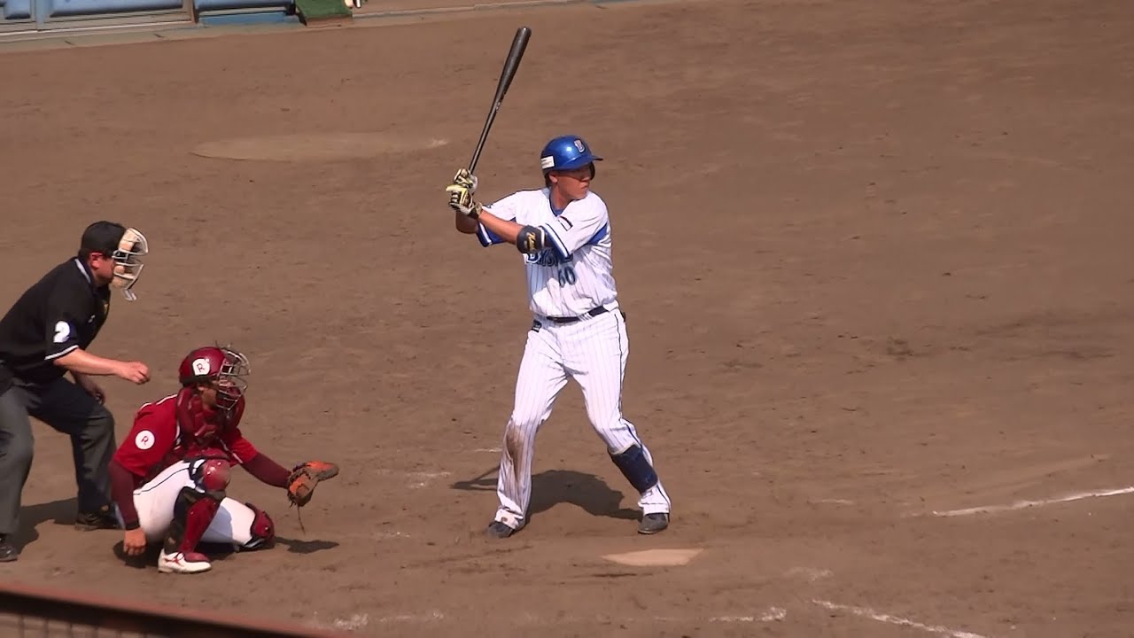 2016/5/22 白根尚貴 （横浜DeNAベイスターズ） 左本塁打＆左適時打 