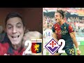 GENOA - FIORENTINA 2-2 | REACTION DALLO STADIO!!! TANTA CONFUSIONE BUON PUNTO!!