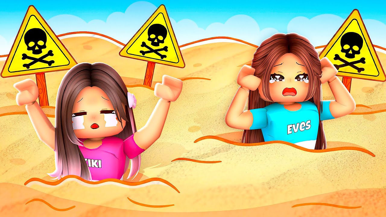 TRAPPED By QUICKSAND In Roblox!