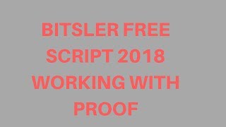 Famous New Bitsler Free Script 2018 Working With Proof|Bitsler.com Wealth