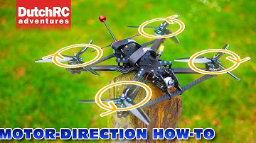 BetaFlight How-To: Change Motor Rotation Direction!