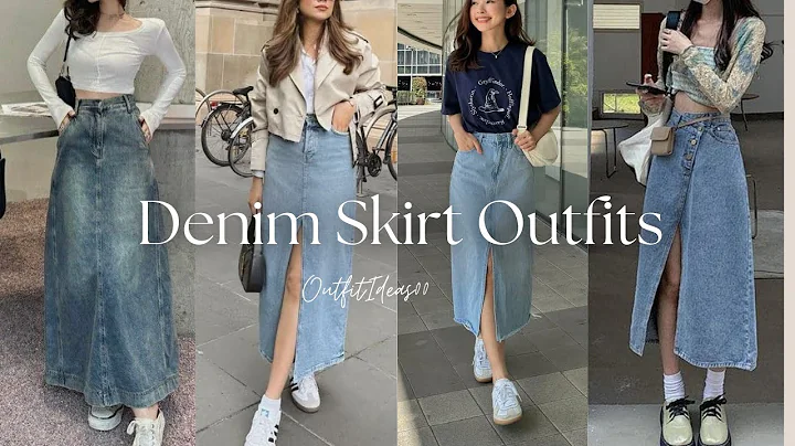 Denim Skirt Outfit Ideas & How to Style a Denim Skirt