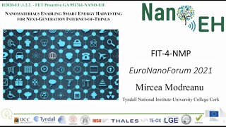 1-5 Success story: NANOEH H2020 project, Dr. MirceaMODREANU, Tyndall National Institute