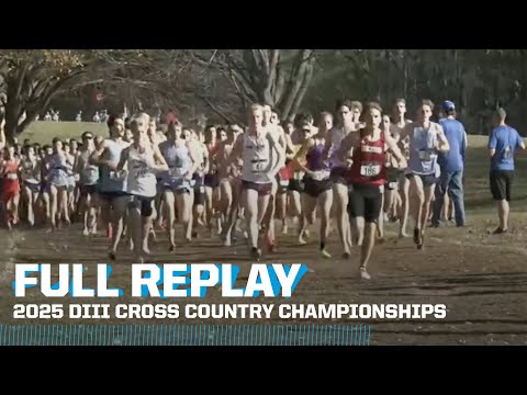 2025 NCAA DIII men's and women's cross country championships | FULL RACE