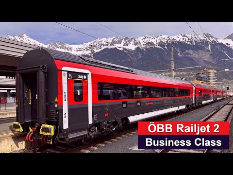 ÖBB Railjet 2 - Inaugural Train Innsbruck - Munich in Business Class