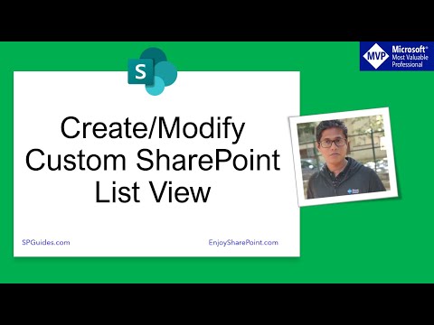 SharePoint custom list view (modern experience)